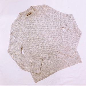 Grey LOFT wide sleeve High neck Sweater